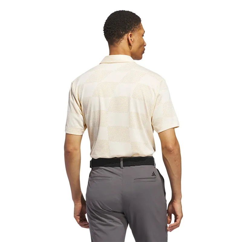 ADIDAS Ultimate365 Textured Men's Polo (Ivory)
