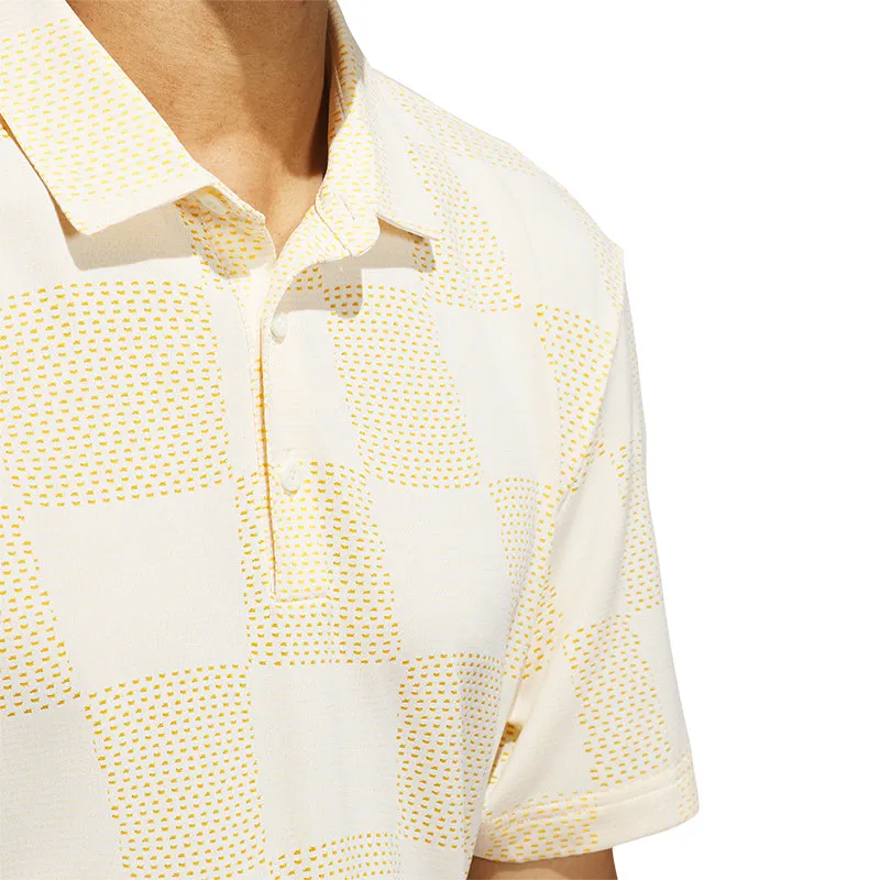 ADIDAS Ultimate365 Textured Men's Polo (Ivory)