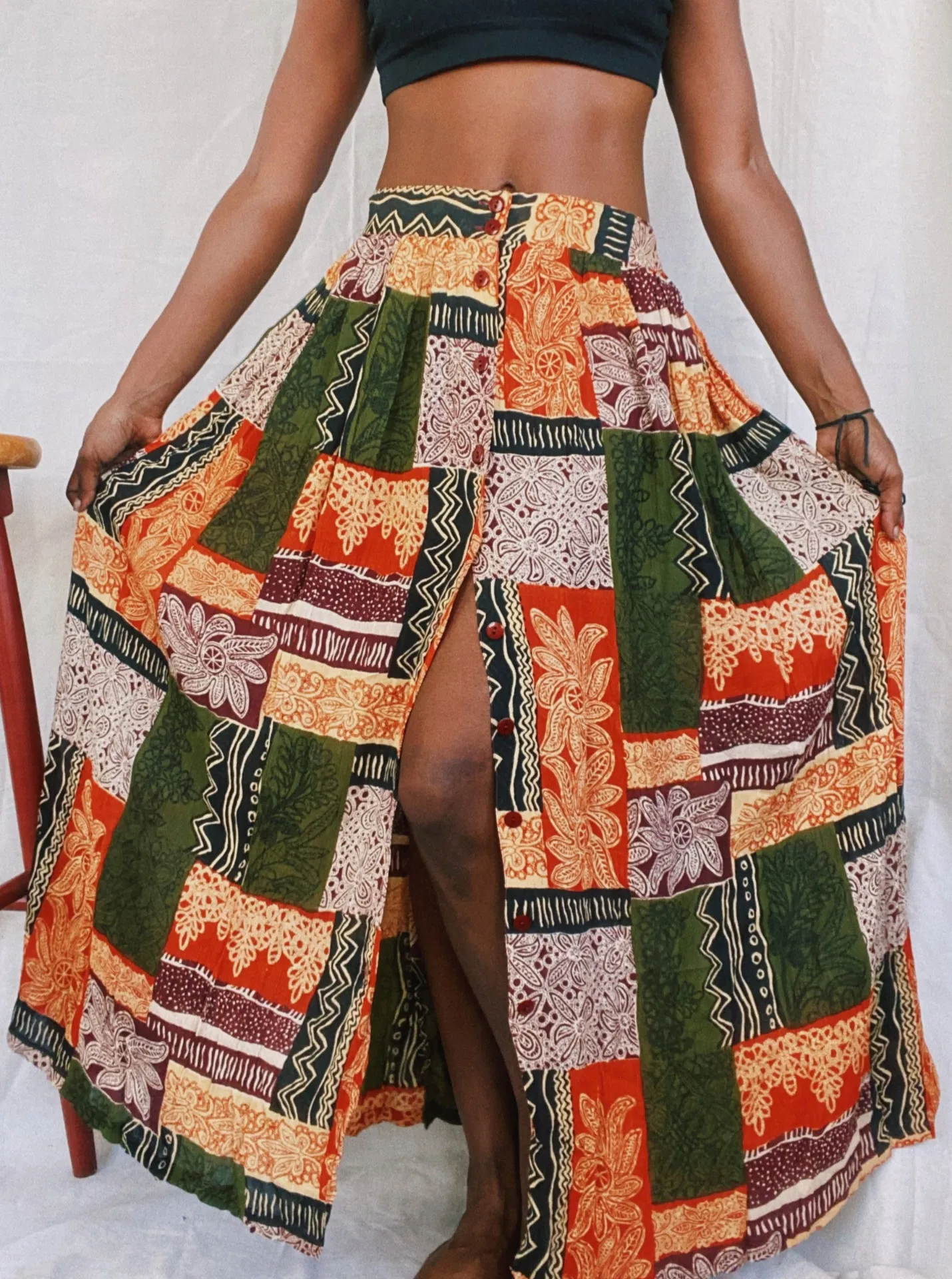 Akira Earthy 90s Vintage Skirt