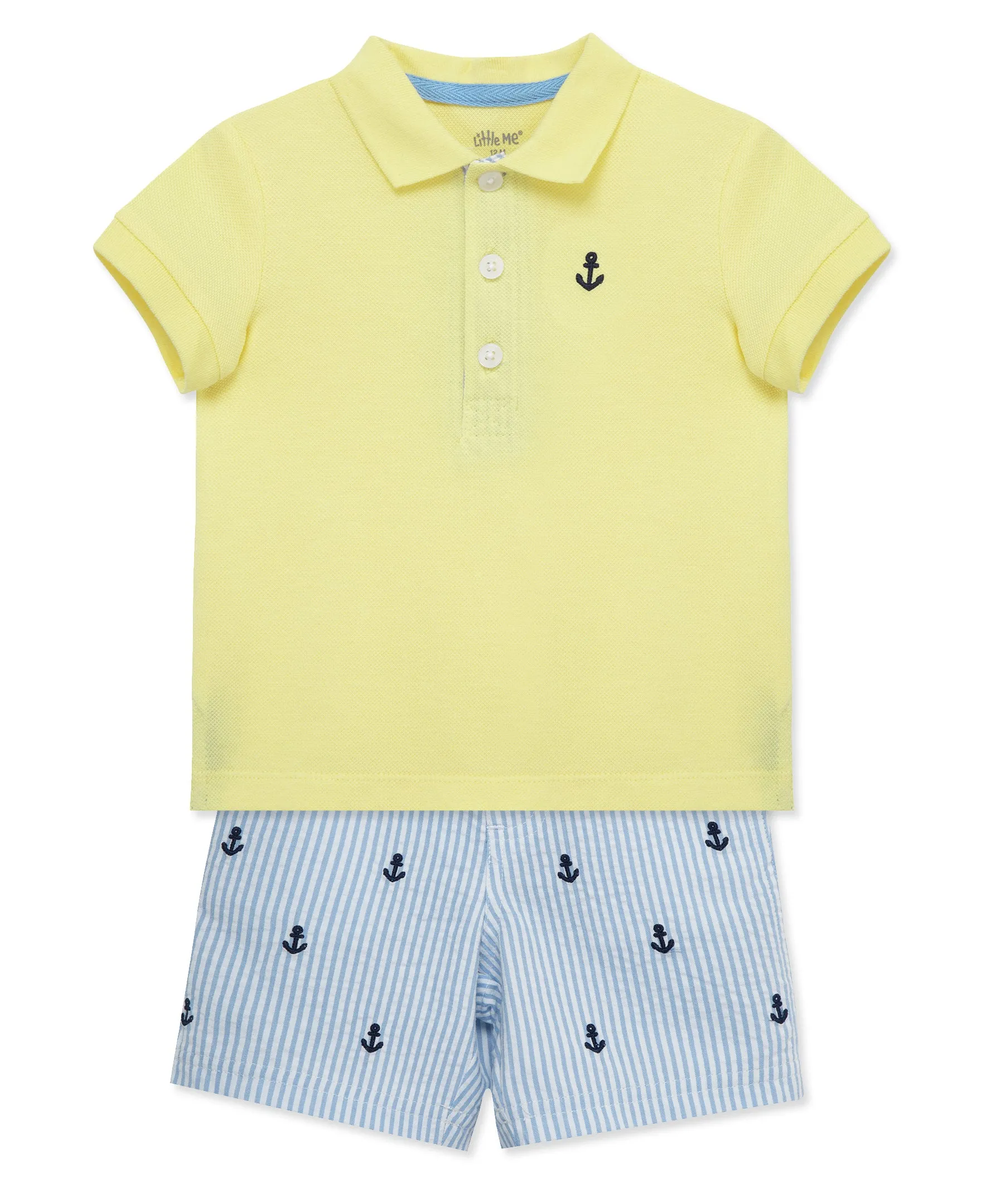 Anchor Polo Short Set (12M-24M)