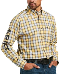 Ariat® Men's Team Olen Local Honey Button Down Shirt 10039243