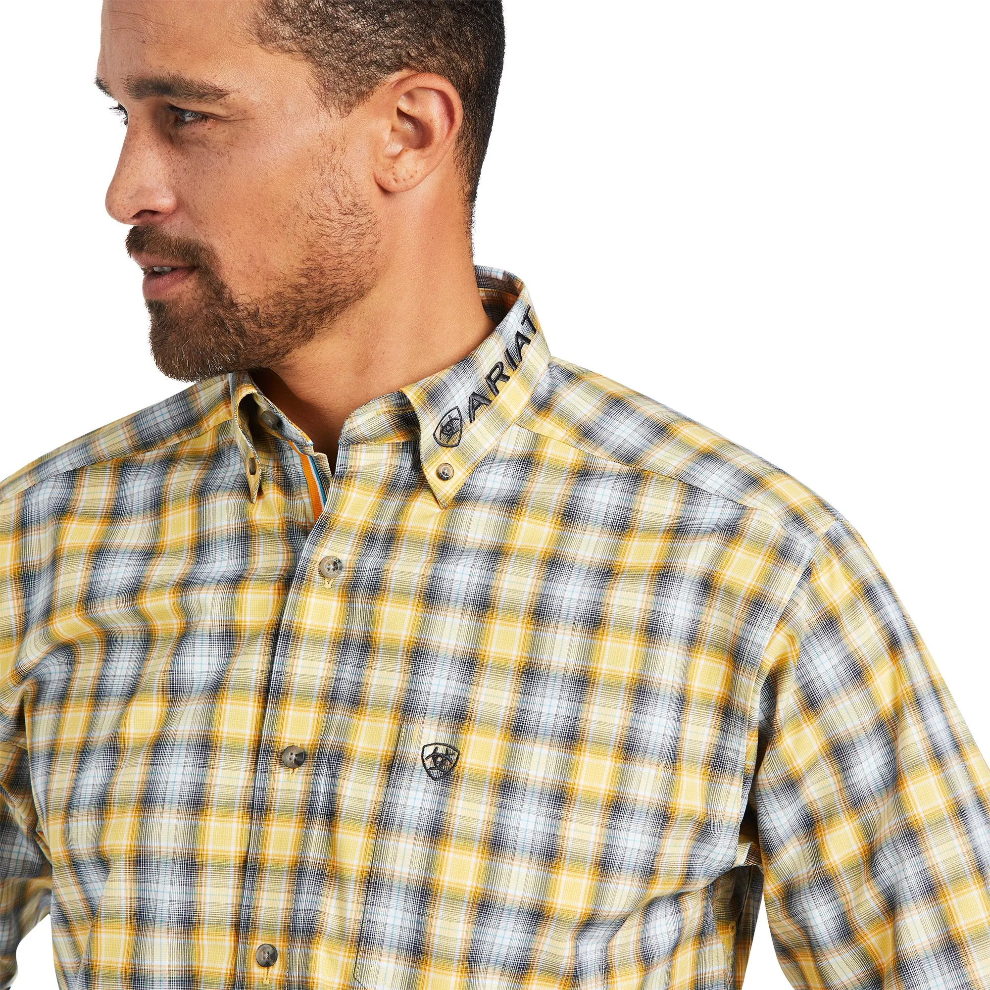 Ariat® Men's Team Olen Local Honey Button Down Shirt 10039243