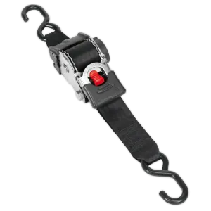 Auto Retractable Ratchet Tie Down 50mm x 3m