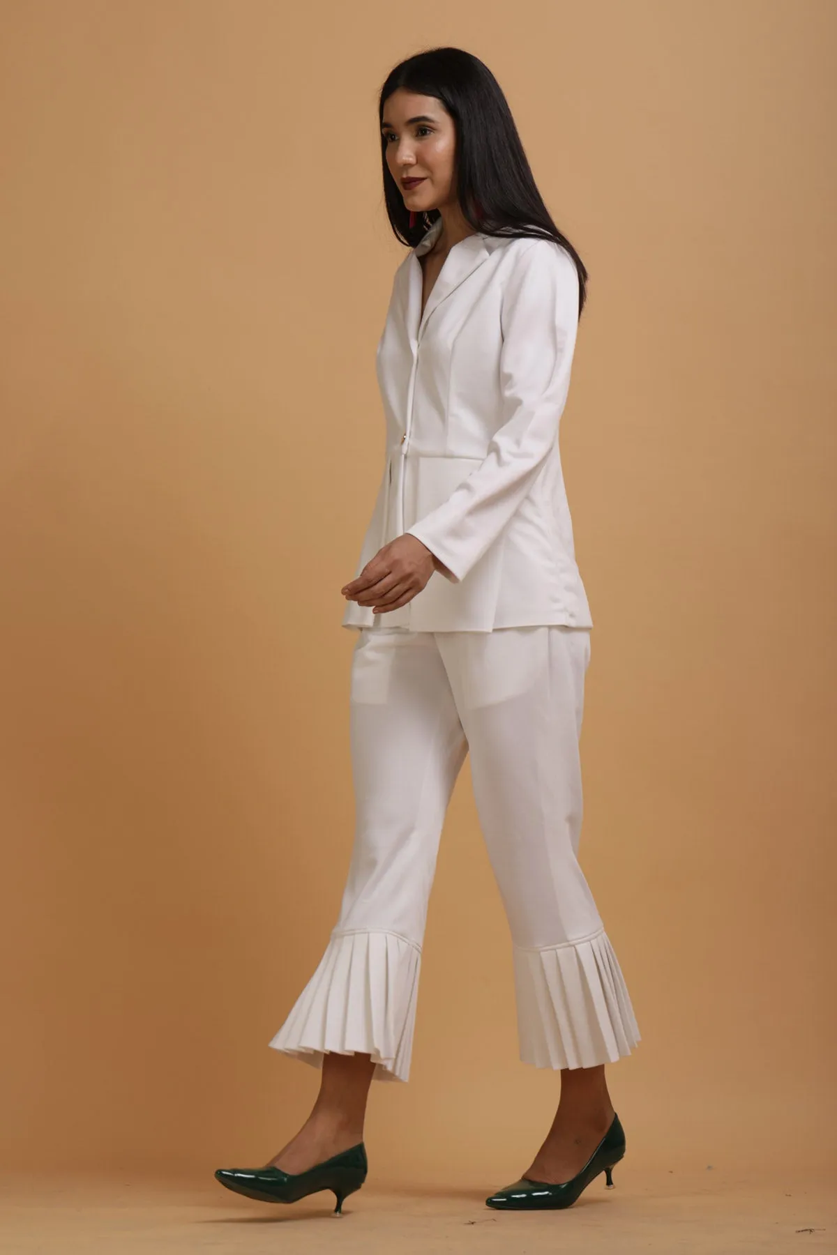 Banana Crepe Blazer Set