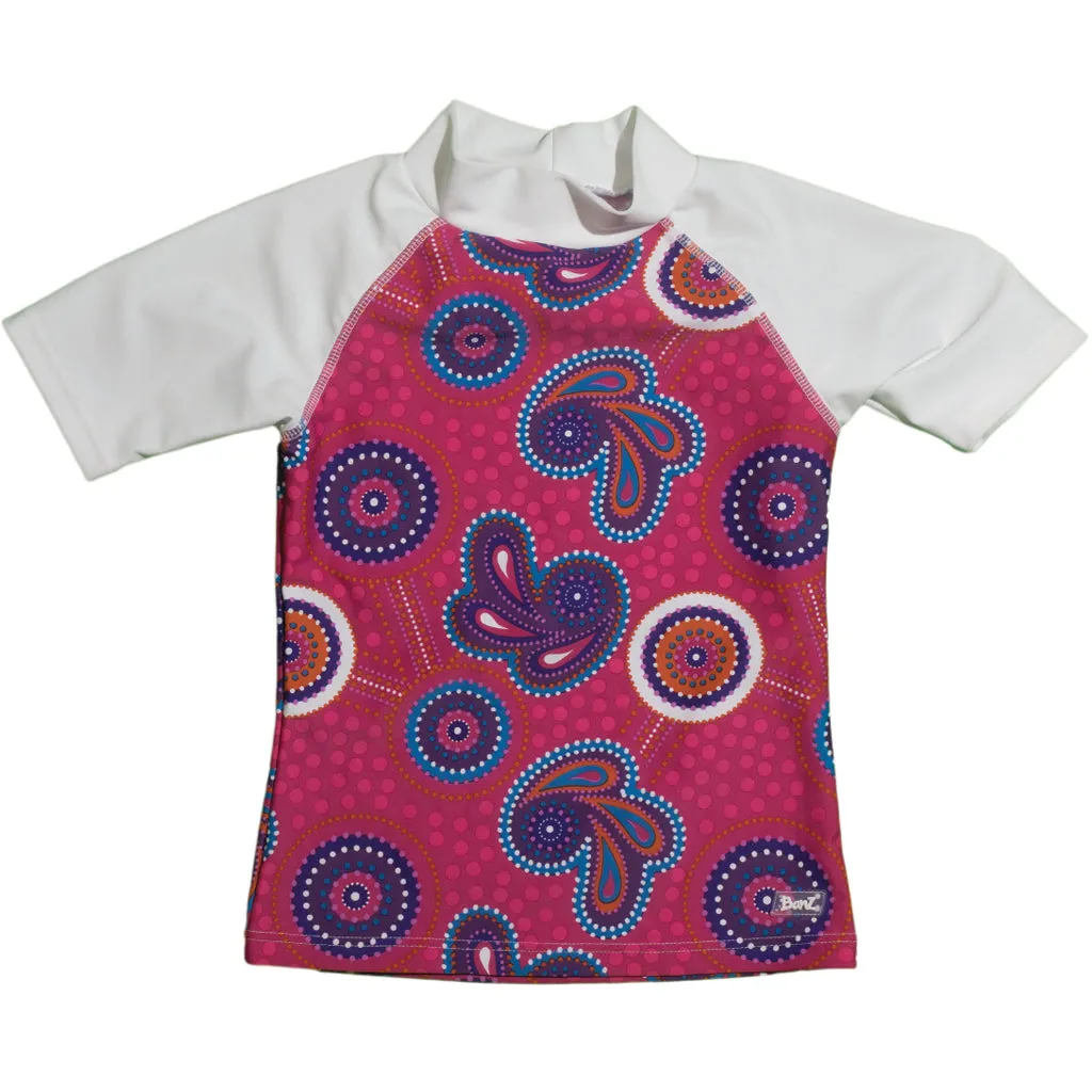 BANZ&reg; Girls Short Sleeve Rash Top