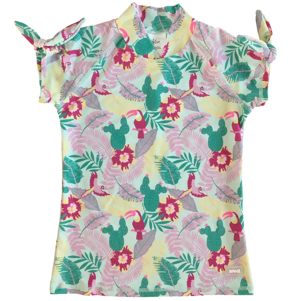 BANZ&reg; Girls Short Sleeve Rash Top