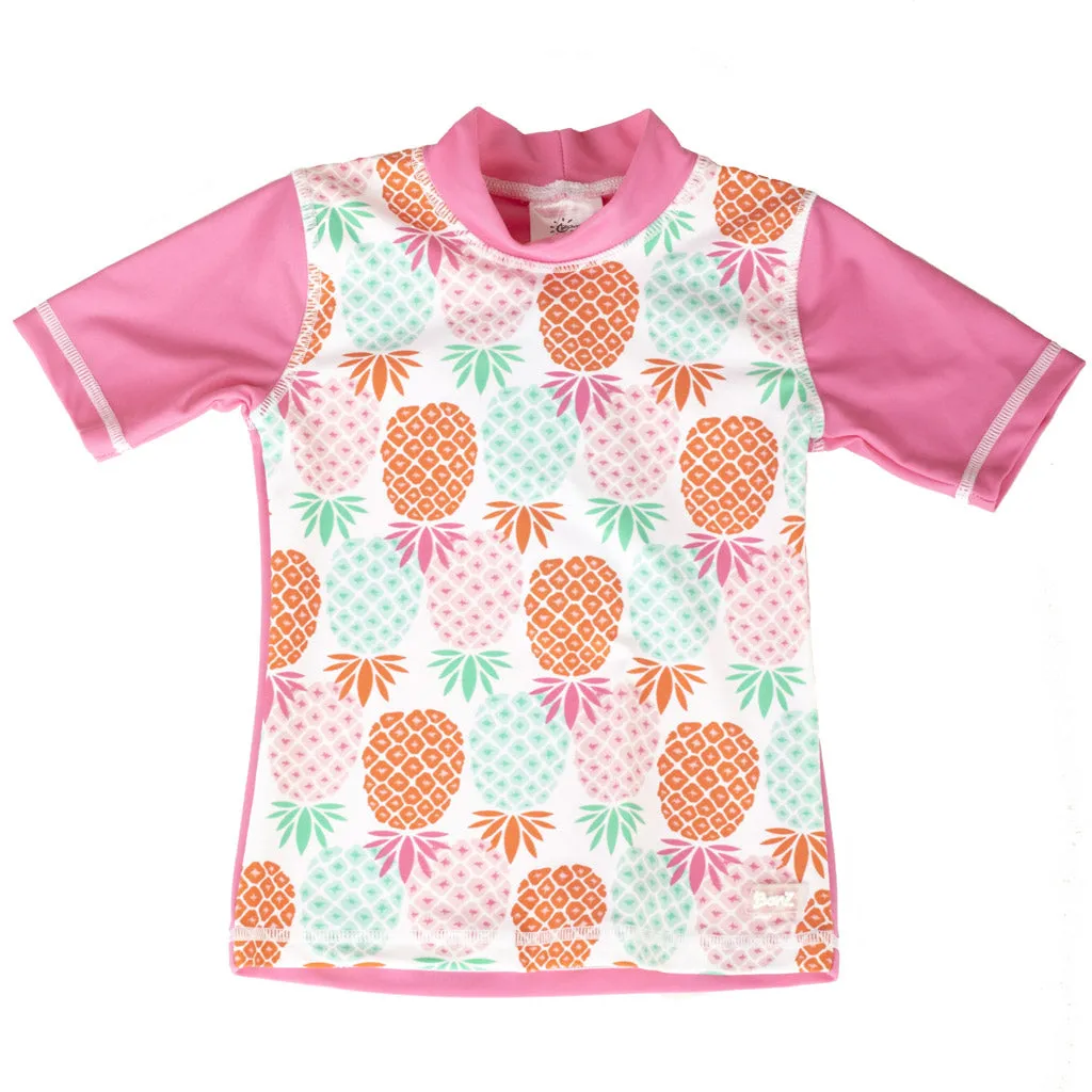 BANZ&reg; Girls Short Sleeve Rash Top