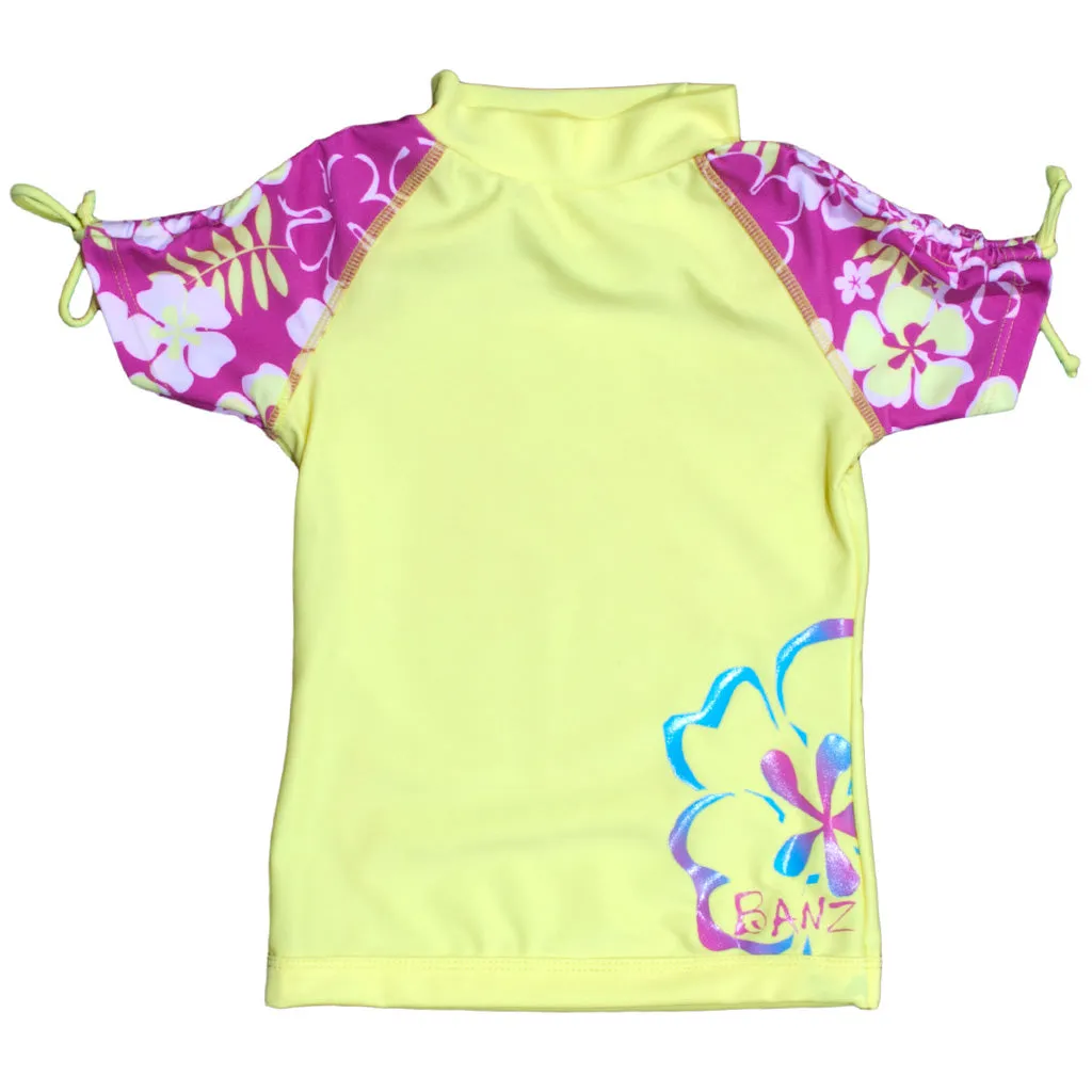 BANZ&reg; Girls Short Sleeve Rash Top