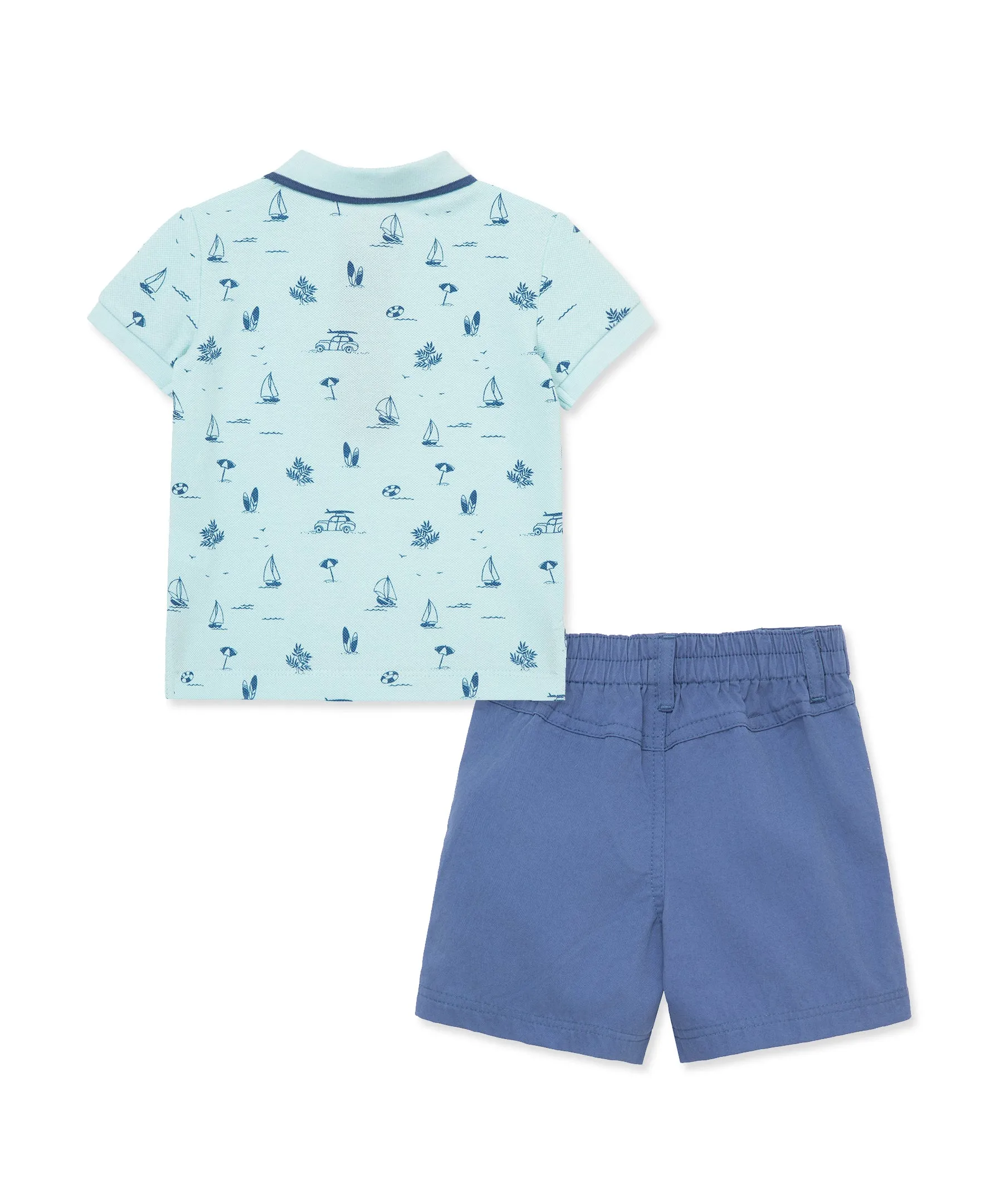 Beach Polo Short Set (2T-4T)