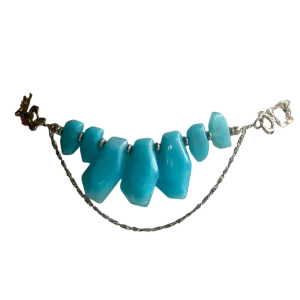 Beads and silver belt