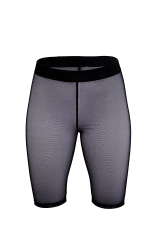 Biker Shorts Stretch mesh / Black mesh