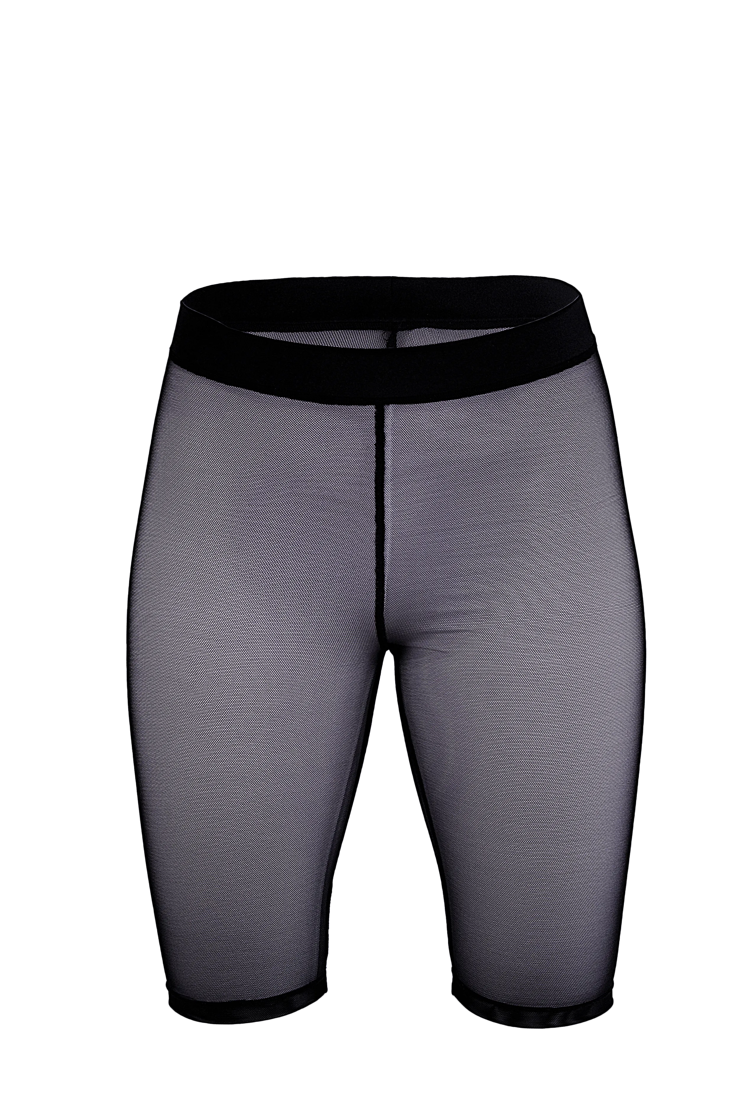 Biker Shorts Stretch mesh / Black mesh