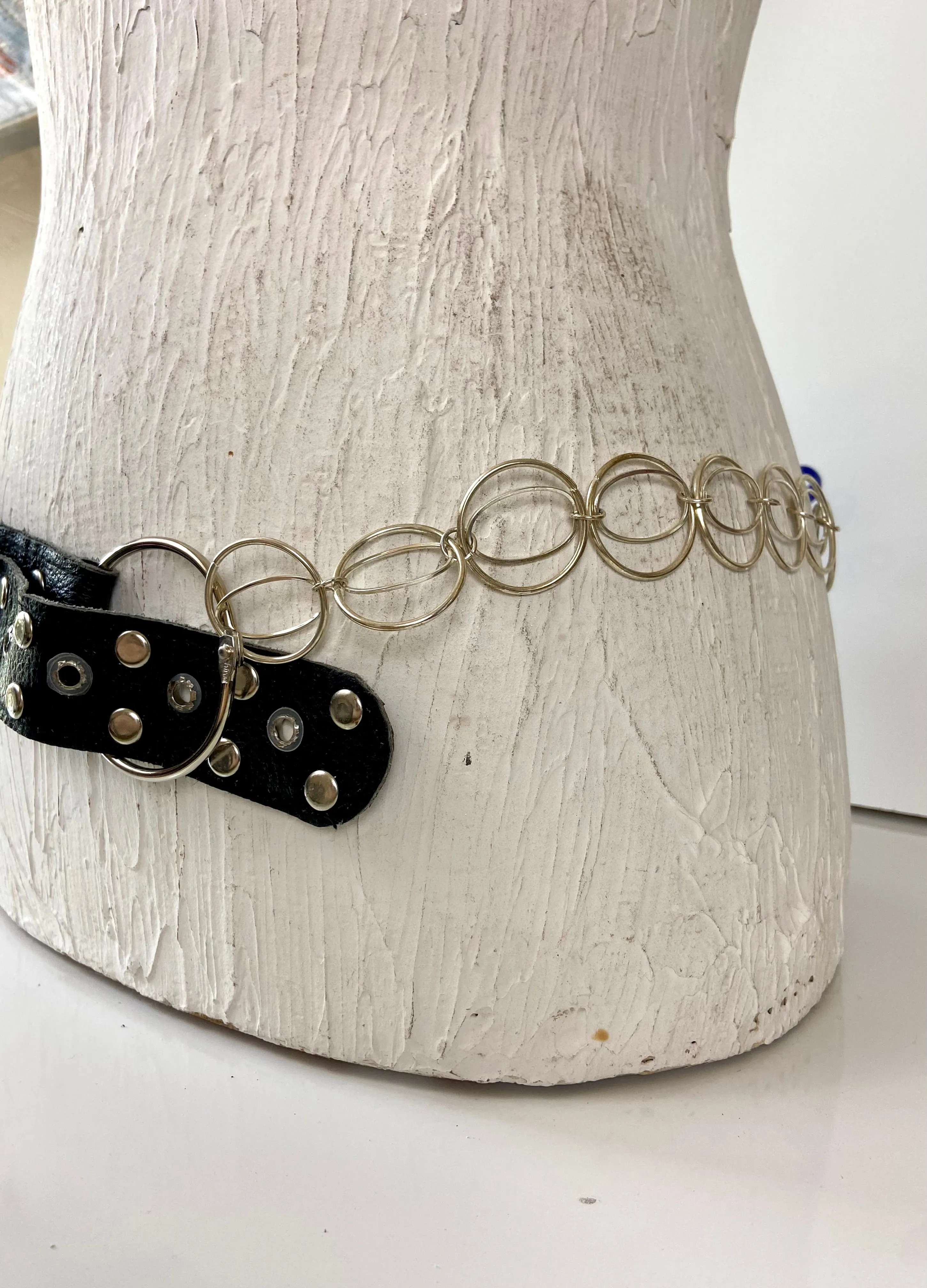 Black and silver chain