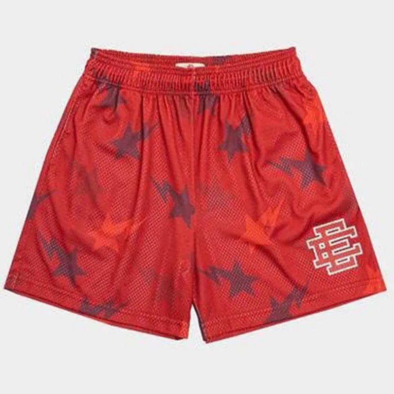 Brandon - Men's Gym Shorts - Floral Print Mesh Basketball Beachwear
