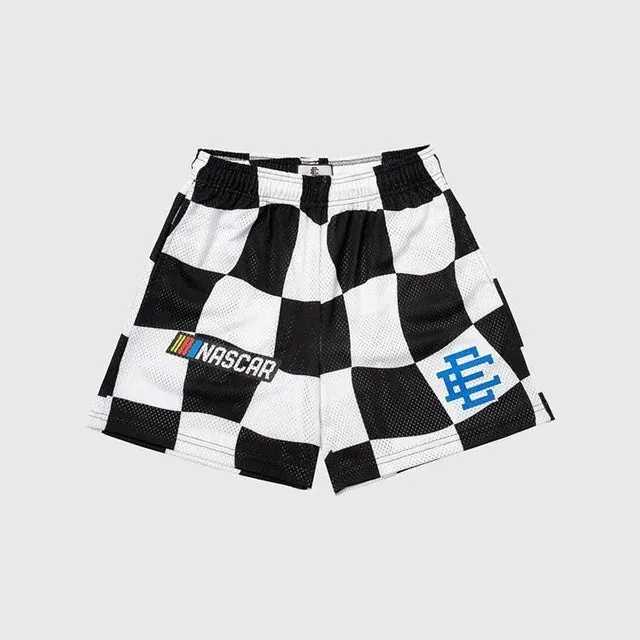 Brandon - Men's Gym Shorts - Floral Print Mesh Basketball Beachwear