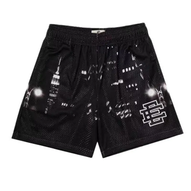 Brandon - Men's Gym Shorts - Floral Print Mesh Basketball Beachwear