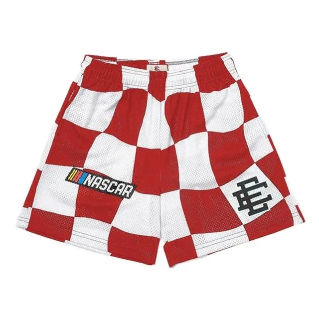 Brandon - Men's Gym Shorts - Floral Print Mesh Basketball Beachwear