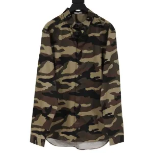 Camouflage Button Down Shirt
