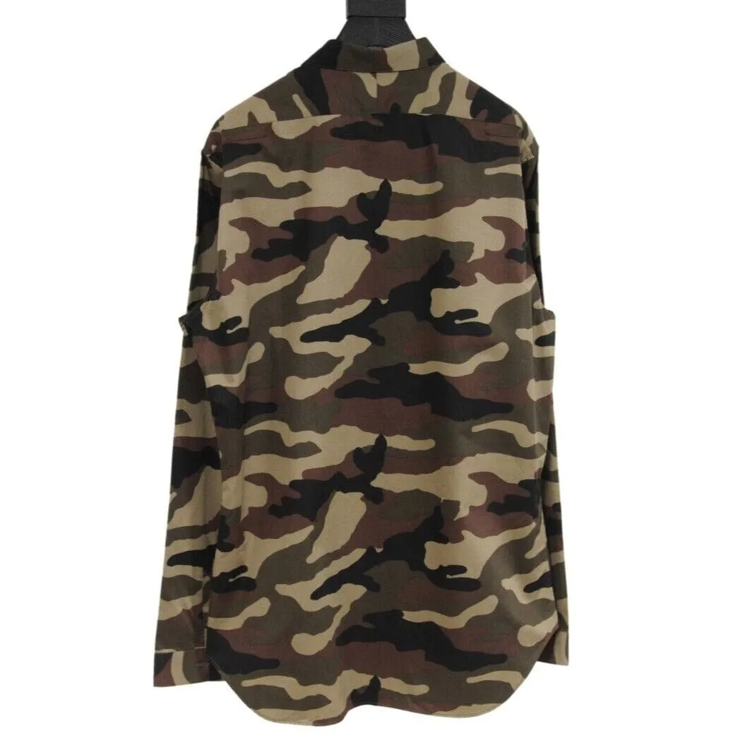 Camouflage Button Down Shirt