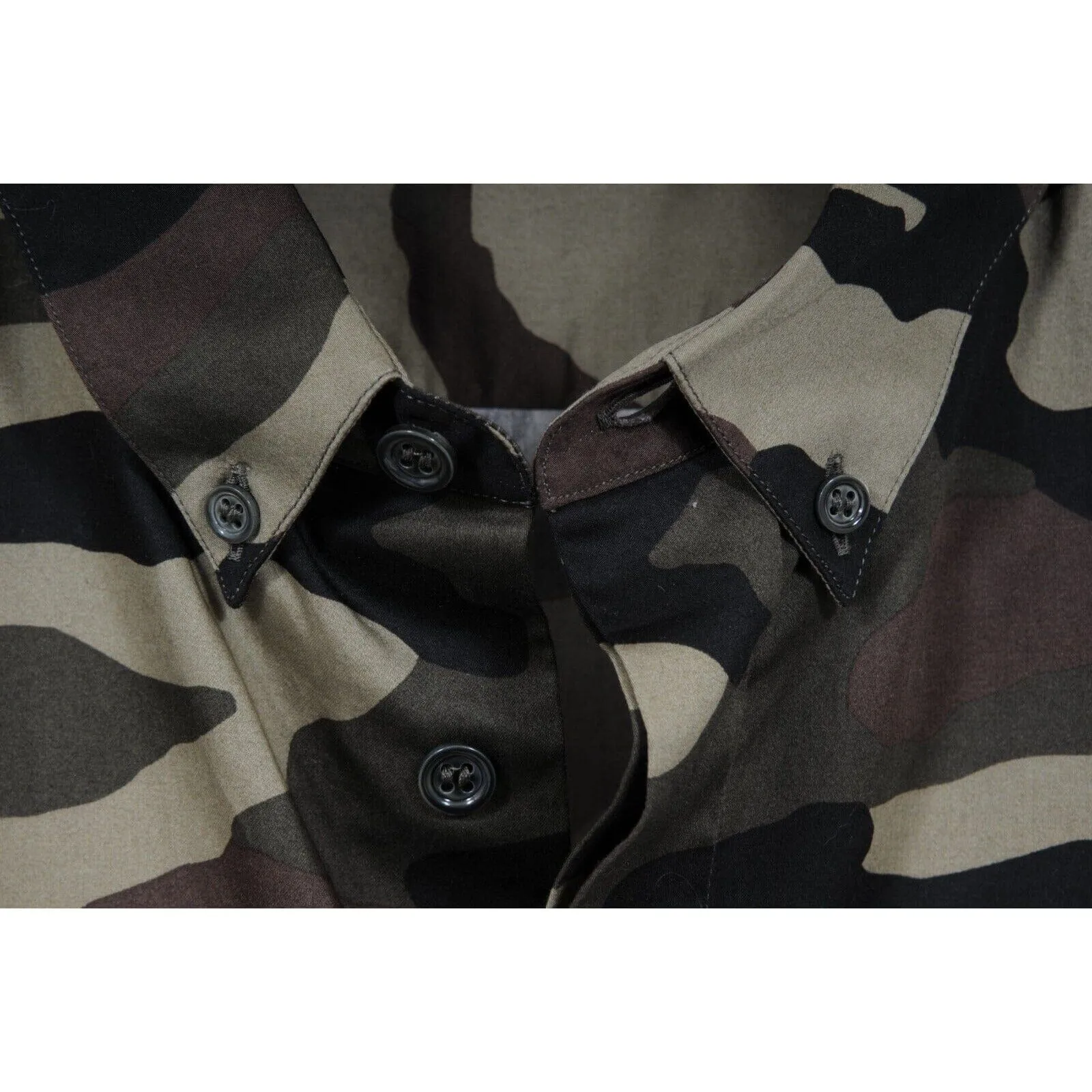 Camouflage Button Down Shirt