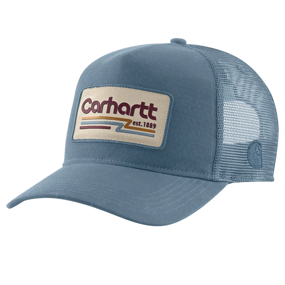 Canvas Mesh-Back 1889 Patch Cap - HG7-Thundercloud | Carhartt 106342