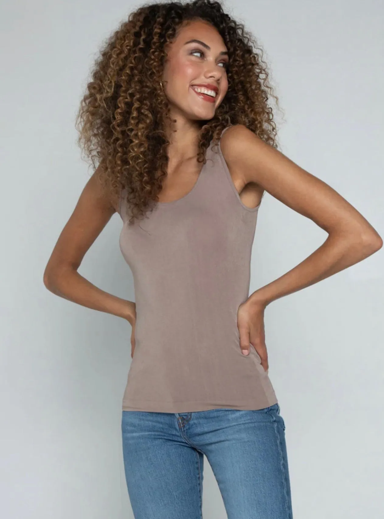 C'EST MOI BAMBOO SHORT TANK*