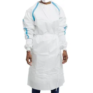 Chemotherapy Procedure Gown Contec® CritiGear™ Small / Medium White NonSterile ASTM D6978-05 Disposable - Contec Inc  Mfr# HCGA0800-S/M