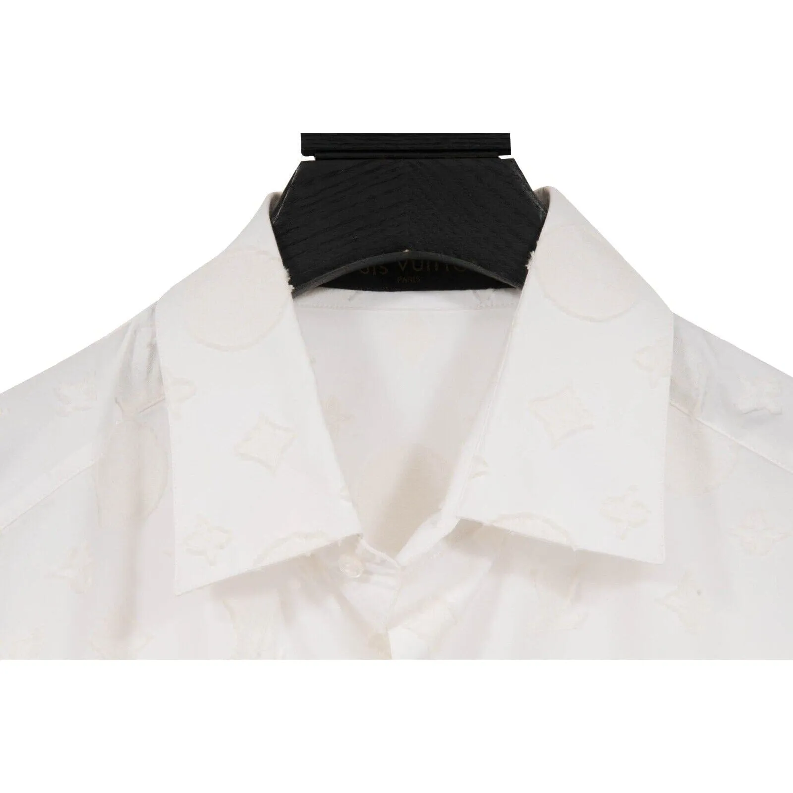 Christopher Nemeth Button Down Shirt White Logo Monogram