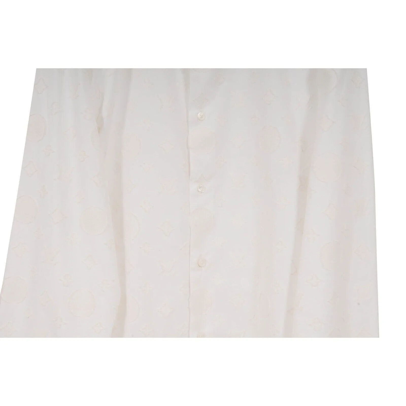 Christopher Nemeth Button Down Shirt White Logo Monogram