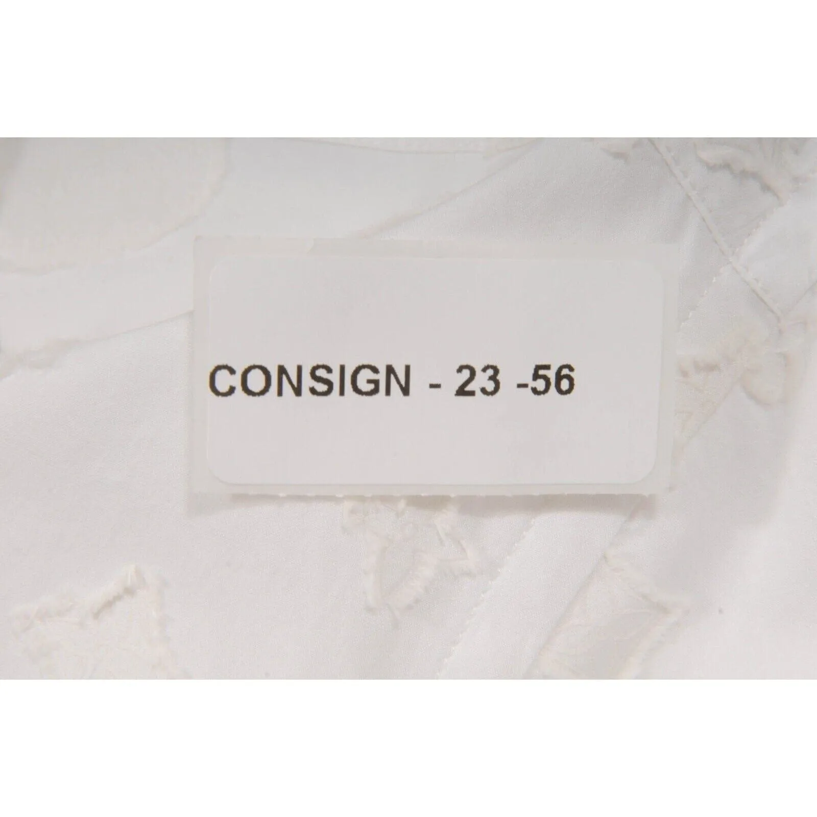 Christopher Nemeth Button Down Shirt White Logo Monogram