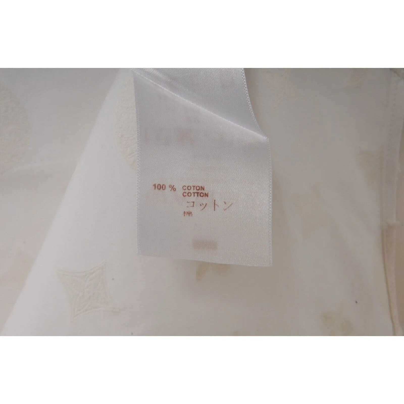 Christopher Nemeth White Monogram Button Down Shirt