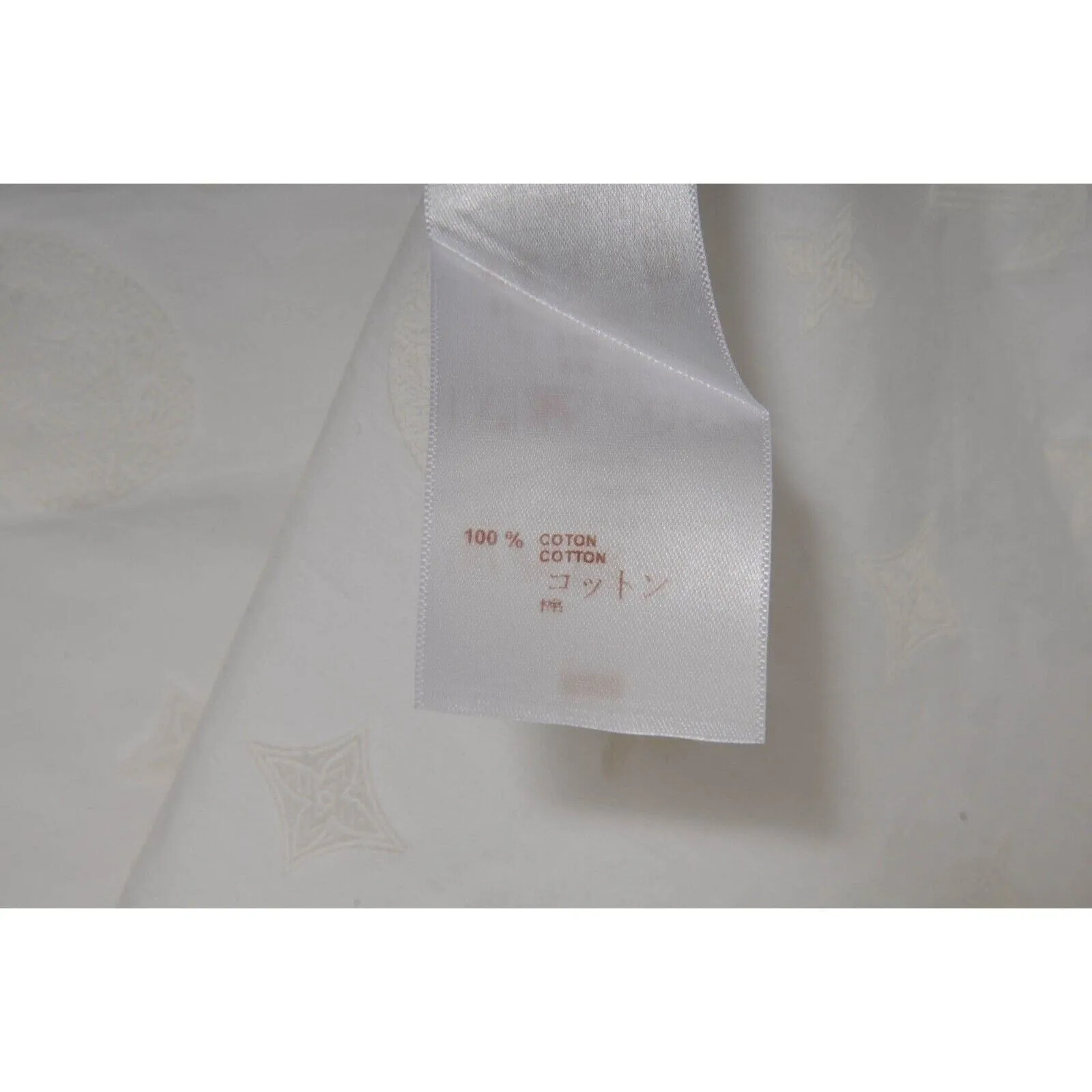 Christopher Nemeth White Monogram Button Down Shirt