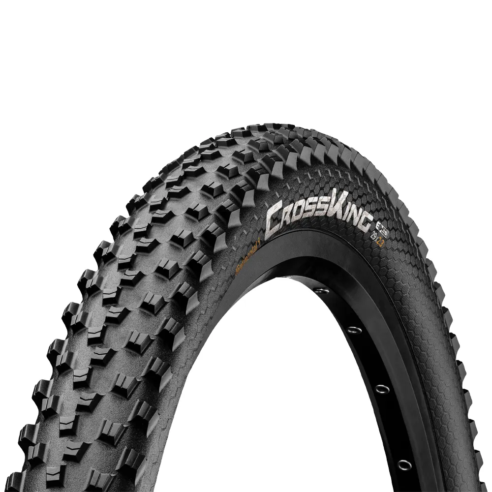 Continental Cross King Mountain Bike Wire Bead Tyre - 27.5 x 2.00 - Black/Black