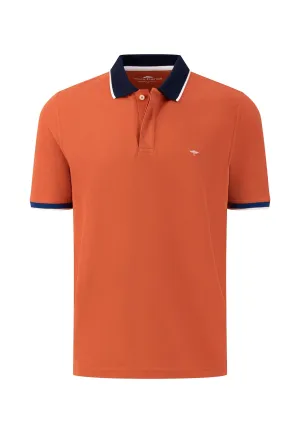 Contrast Collar Polo Shirt