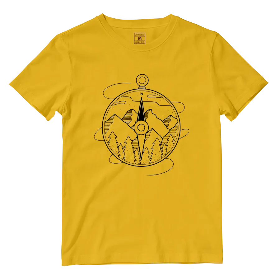 Cotton Shirt: String Compass