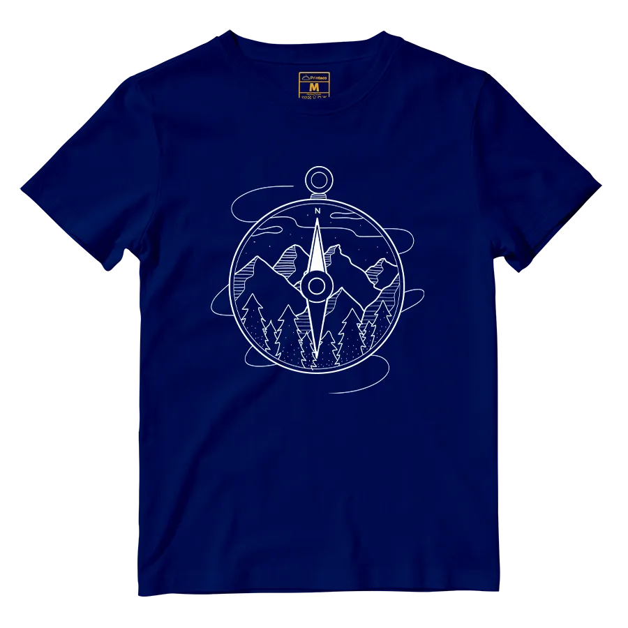 Cotton Shirt: String Compass