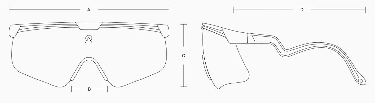 Delta Sunglasses - Black VZUM™ LEAF