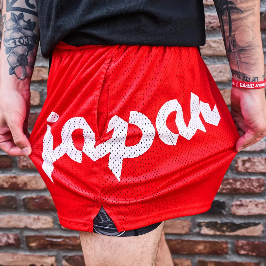 Deuce x Japan Mesh Shorts | Red