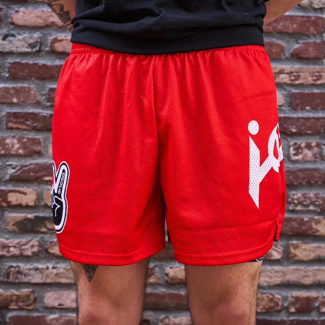 Deuce x Japan Mesh Shorts | Red