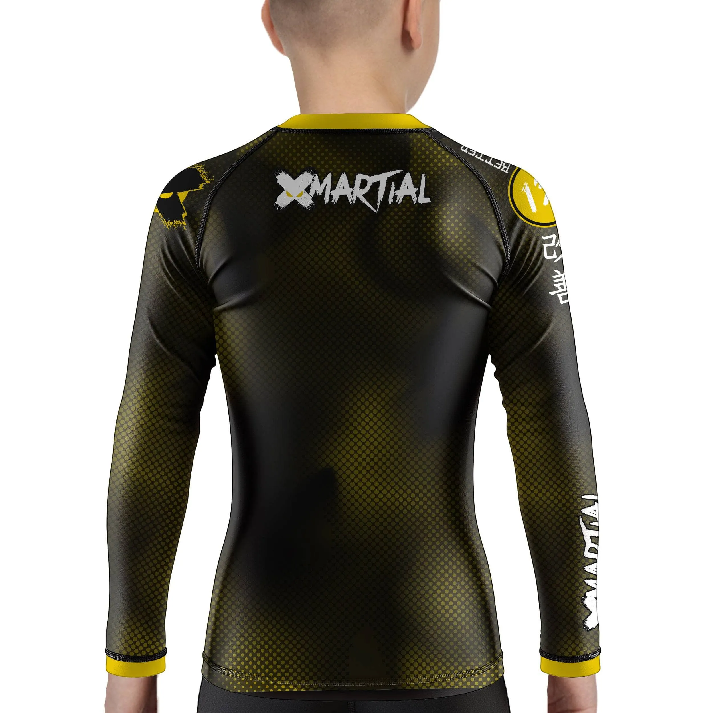 Dynamic Halftone Kids Rank BJJ Rash Guard