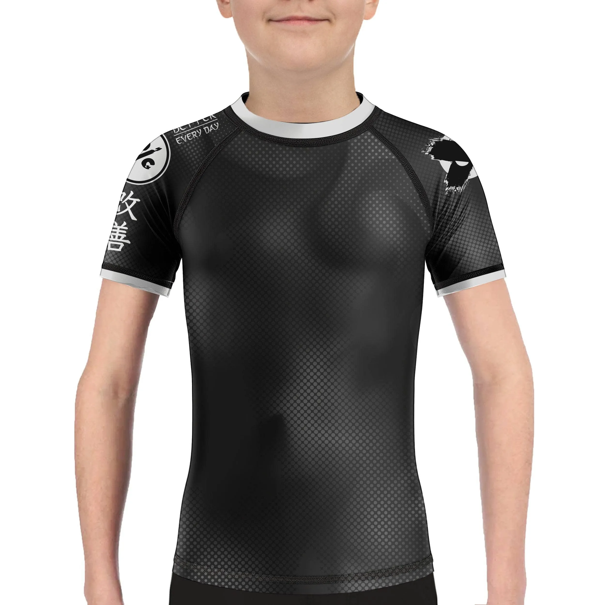 Dynamic Halftone Kids Rank BJJ Rash Guard