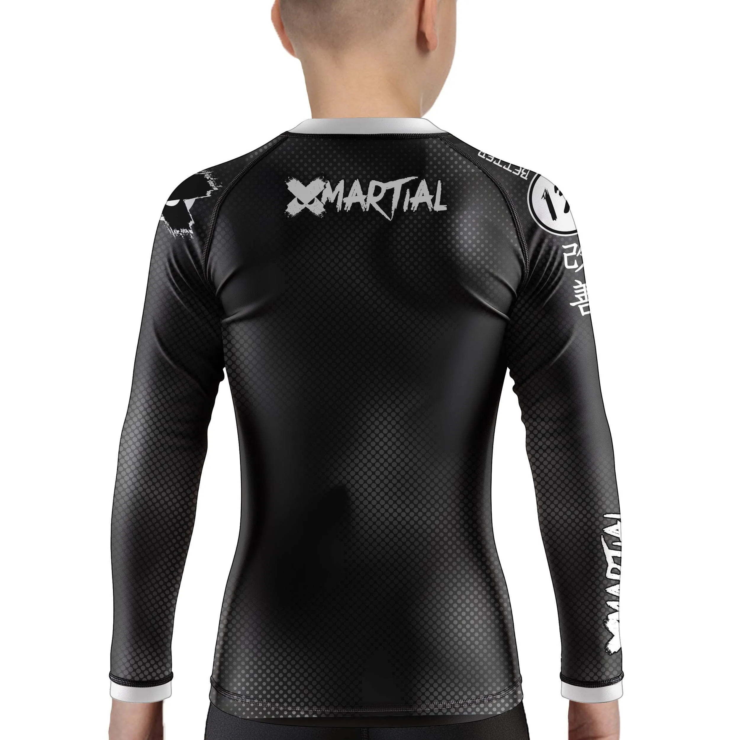 Dynamic Halftone Kids Rank BJJ Rash Guard