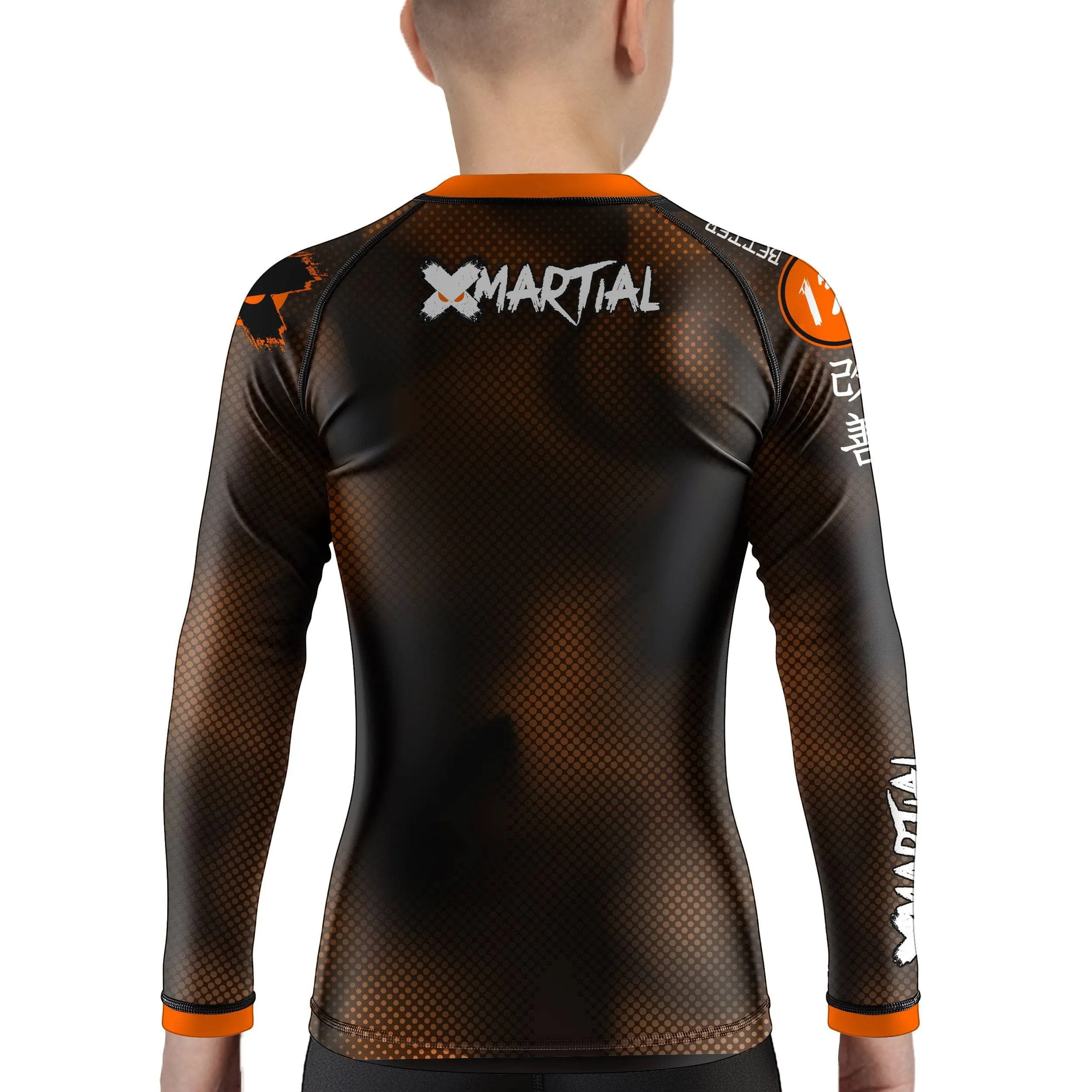 Dynamic Halftone Kids Rank BJJ Rash Guard