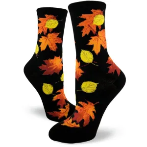 Fall Leaves Women's Crew Sock