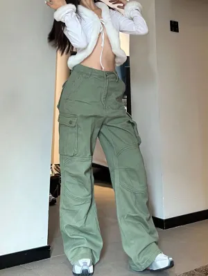 Flap Pocket Side Cargo Pants