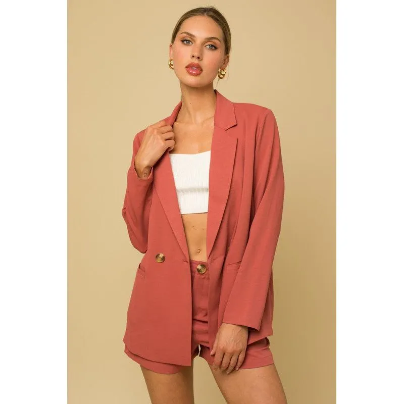 GILLI DOUBLE BREASTED BLAZER