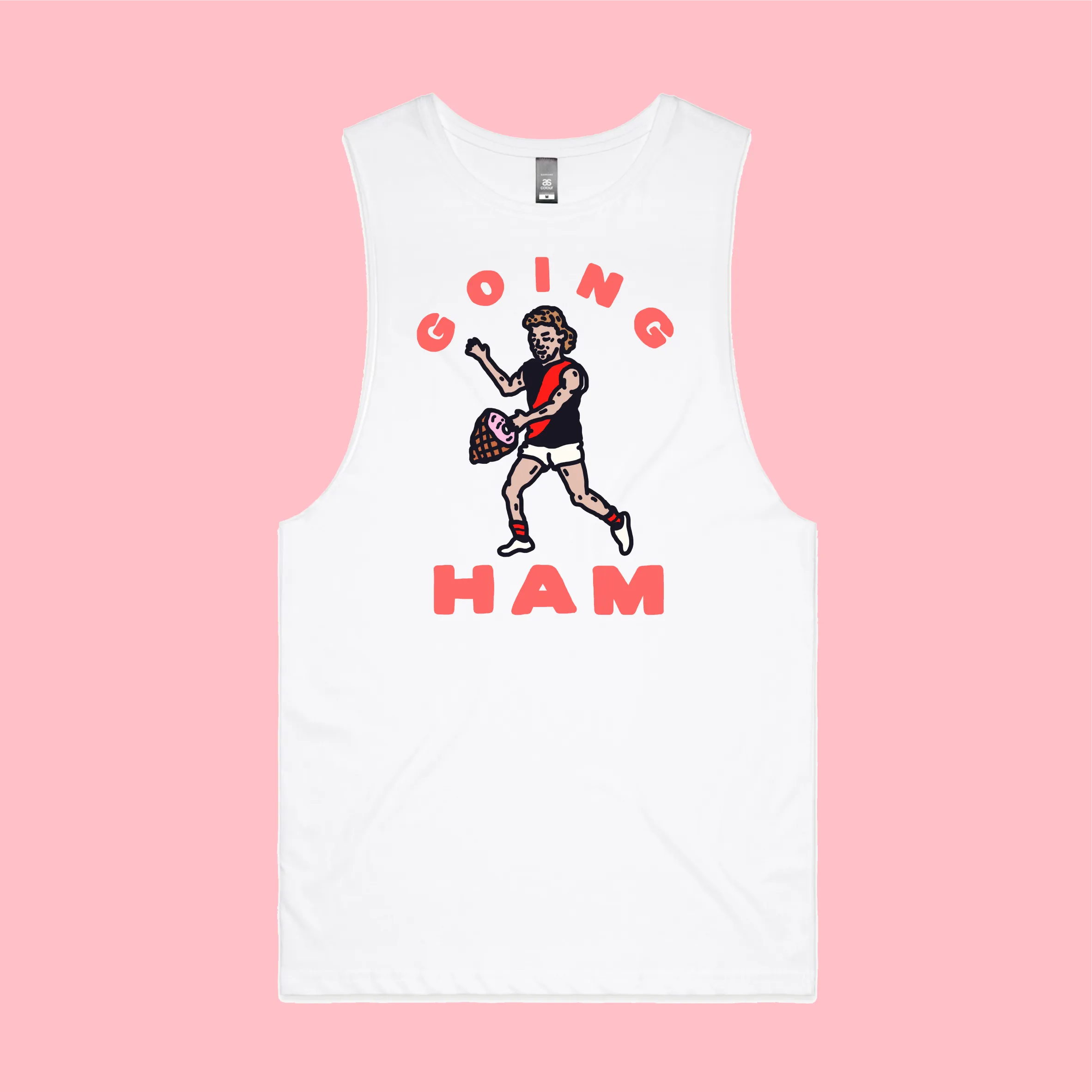 GOING HAM MUSCLE TOP FRONT ONLY