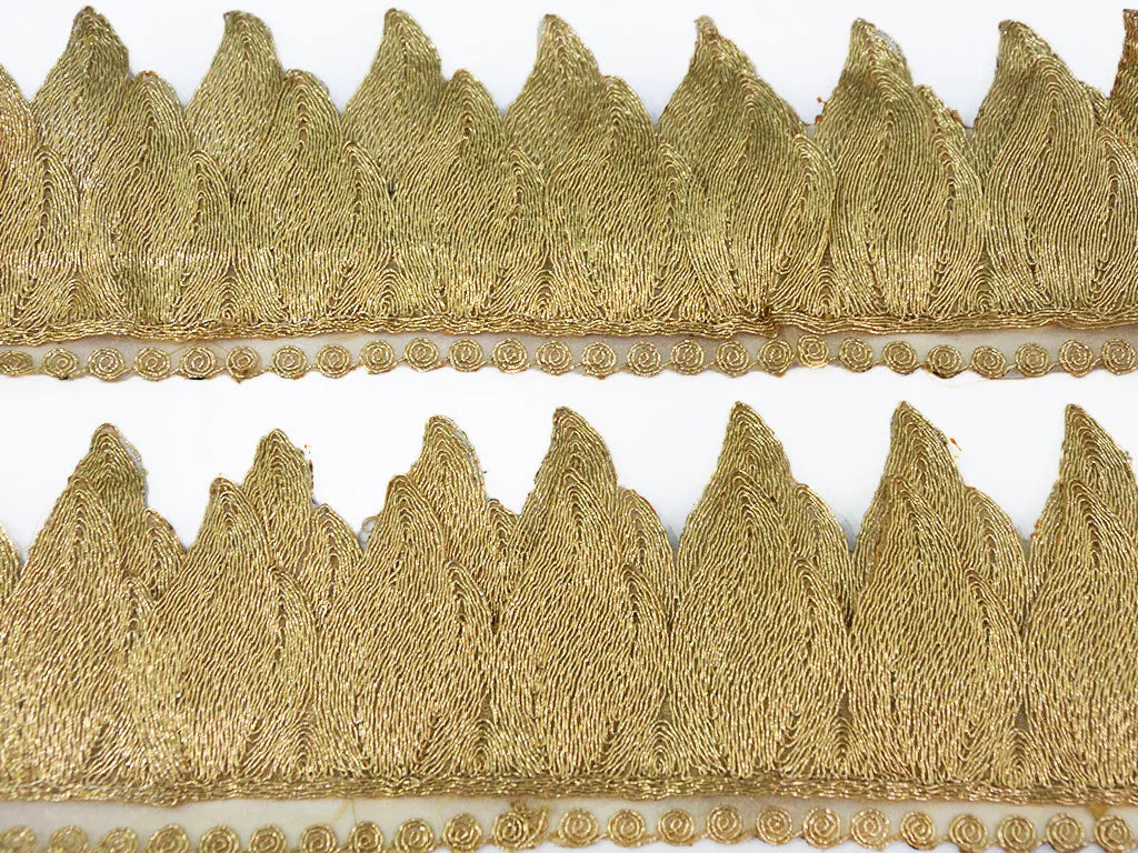 Golden Zari Work Border