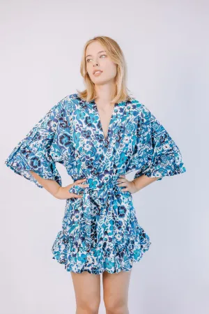Gown/Kimono - Short - Blues