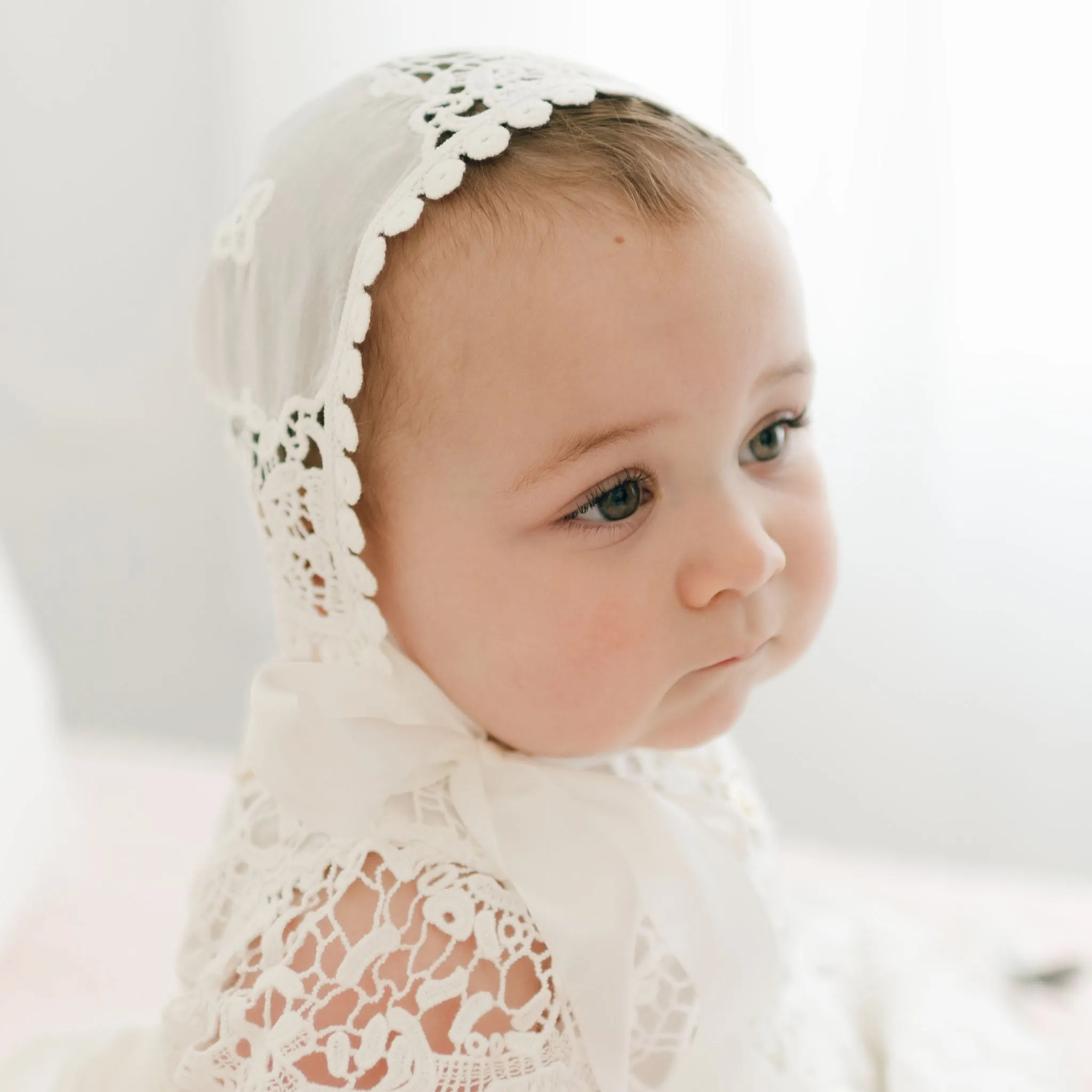 Grace Christening Gown & Bonnet